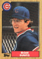 1987 Topps Baseball Cards      383     Ron Davis